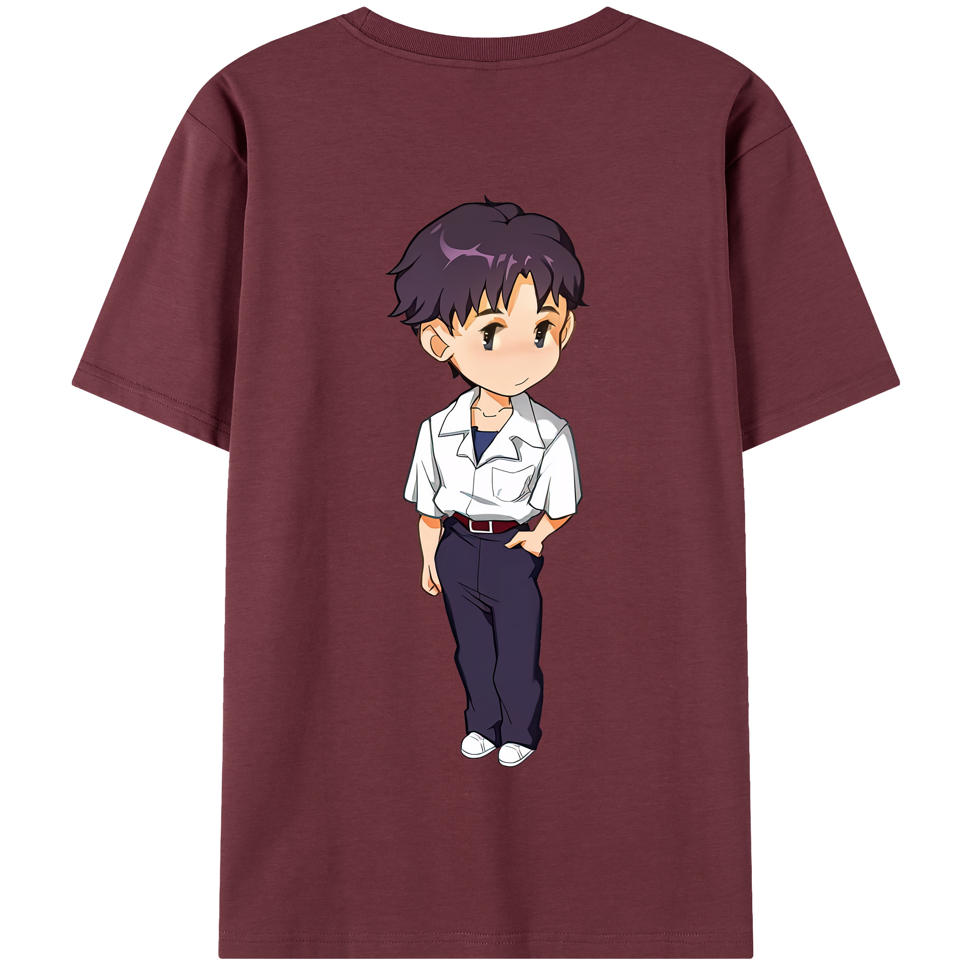 （画像用） EVA 新世紀エヴァンゲリオン 綿100％半袖Tシャツ（背面プリント）